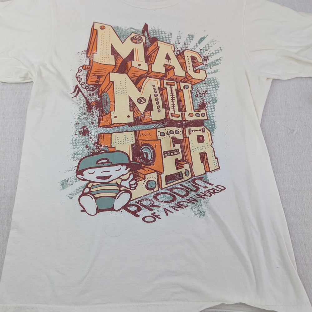 Mac Miller T-Shirt "Product of the New World" Song From Circles Album Medium